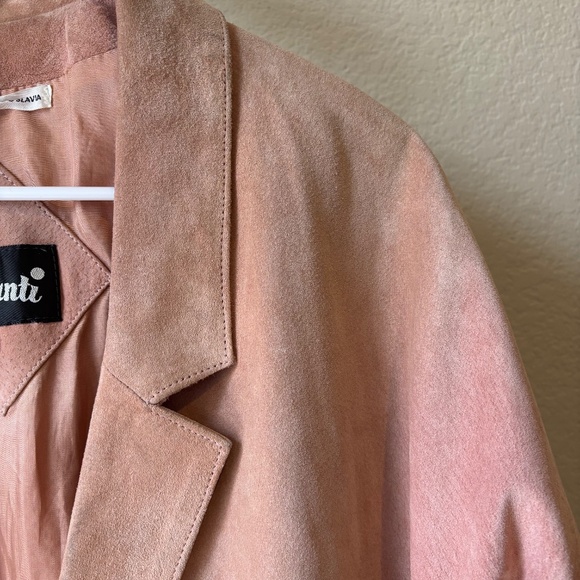 Avanti Genuine Pig Suede Jacket Size M - Picture 2 of 6